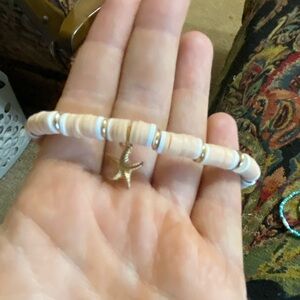 Clay bead bracelet